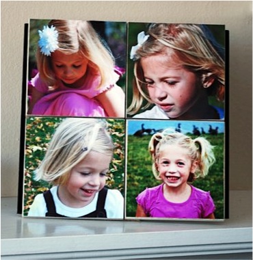 How to Make a Photo Tile Collage at TheFrugalGirls.com