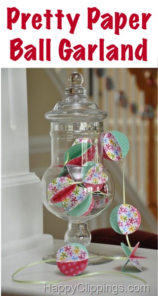 Paper Ball Craft Making! {Easy Tutorial} at TheFrugalGirls.com