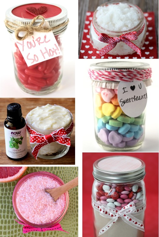 Gifts in a Jar Recipes Valentine's Day
