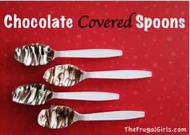How to Make Chocolate Covered Spoons