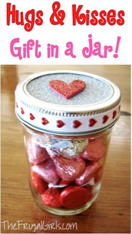 Hugs and Kisses in a Jar