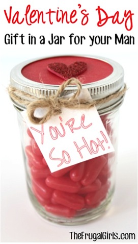 Valentines Day Gift in a Jar for Your Man