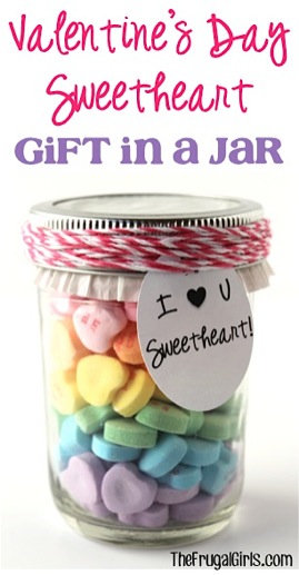 Valentines Day Sweetheart in a Jar
