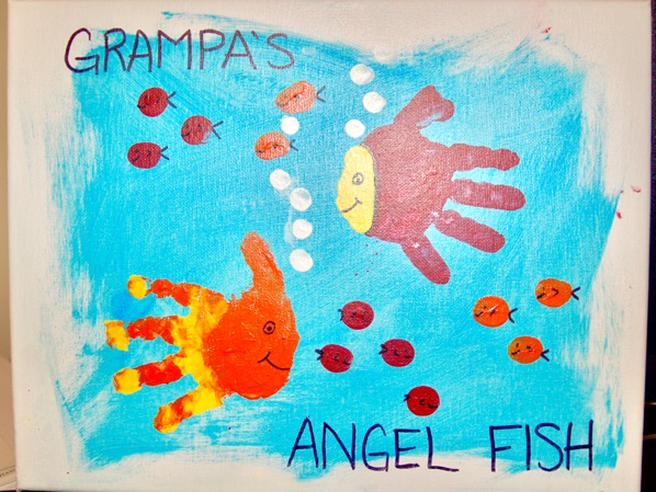 DIY Canvas Art Ideas for Kids - HUGE list! - Fun Handprint Art