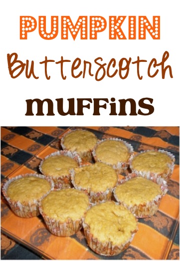 Pumpkin Butterscotch Muffins Recipe