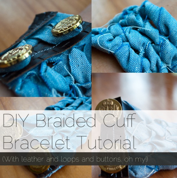 DIY Braided Cuff Bracelet