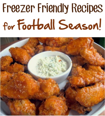 Freezer Friendly Recipes for Football Season - Appetizers, Snacks, and more