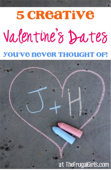 5 Creative Valentine's Date Ideas You've Never Thought Of - at TheFrugalGirls.com