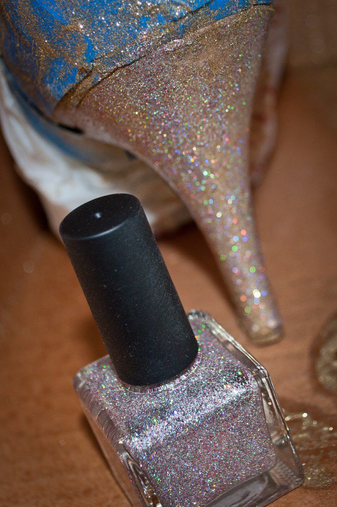 Diy on sale glitter heels