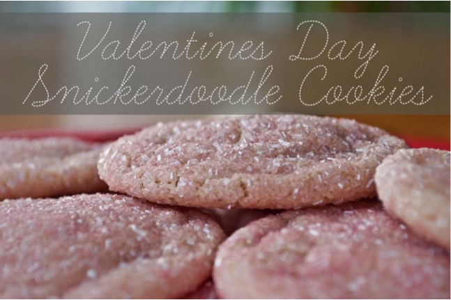 Valentine's Day Glitter Cookies at TheFrugalGirls.com