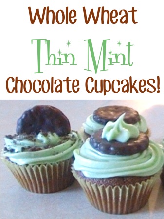 Whole Wheat Thin Mint Chocolate Cupcakes Recipe