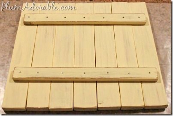 DIY Mini Faux Pallet Boards Easy