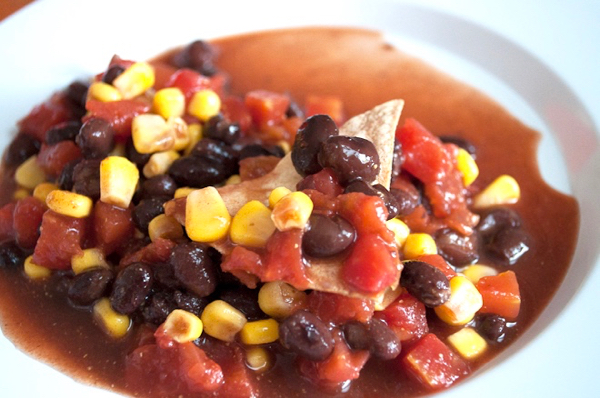 Easy Black Bean Salsa Recipe with Corn