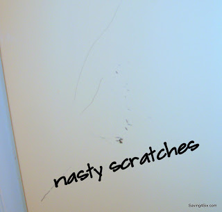 How To Hide Dishwsher Scratches