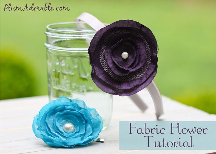 Fabric Flower Tutorials