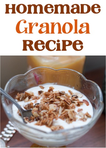DIY Healthy Granola Recipe at TheFrugalGirls.com