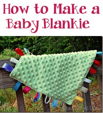 How to Make a Baby Blankie Tutorial