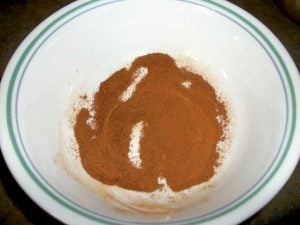 Brown seasonings in a bowl.