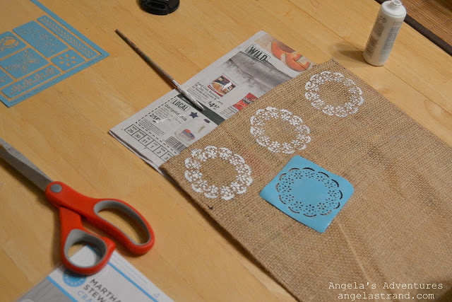 How To Stencil A Table Runner