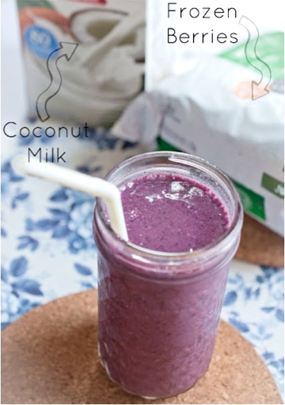 Mixed Berry Coconut Smoothie