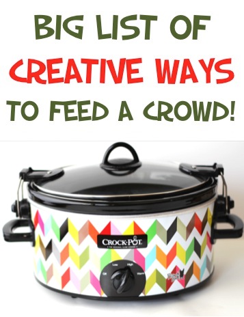 Easy Recipes to Feed a Crowd on a Budget - from TheFrugalGirls.com