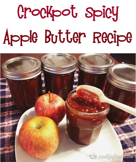 Crockpot Spicy Apple Butter Recipe at TheFrugalGirls.com