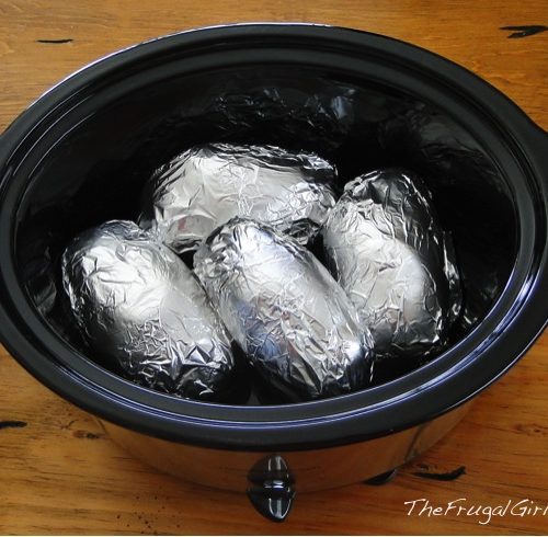 Crock Pot Baked Potatoes With Foil Recipe