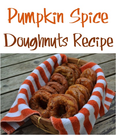 Pumpkin Spice Doughnuts Recipe at TheFrugalGirls.com