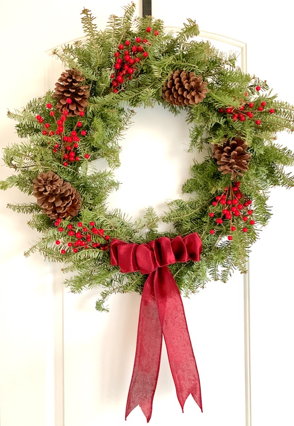 DIY Fresh Christmas Wreath