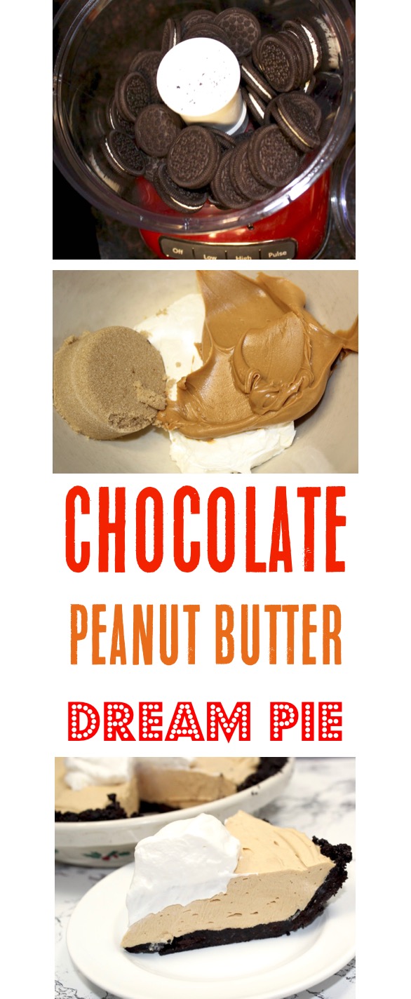 Chocolate Peanut Butter Pie Easy No Bake Recipe