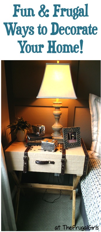 Creative Ideas for Decorating Your Home on a Budget at TheFrugalGirls.com
