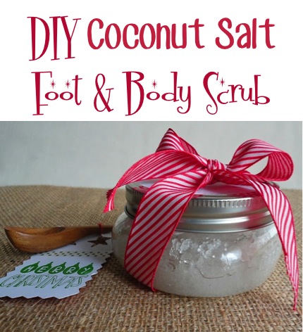 DIY Coconut Oil Salt Scrub