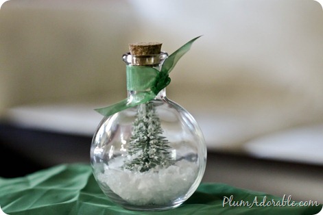 DIY Waterless Snow Globes