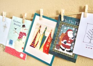 How to Display Christmas Cards
