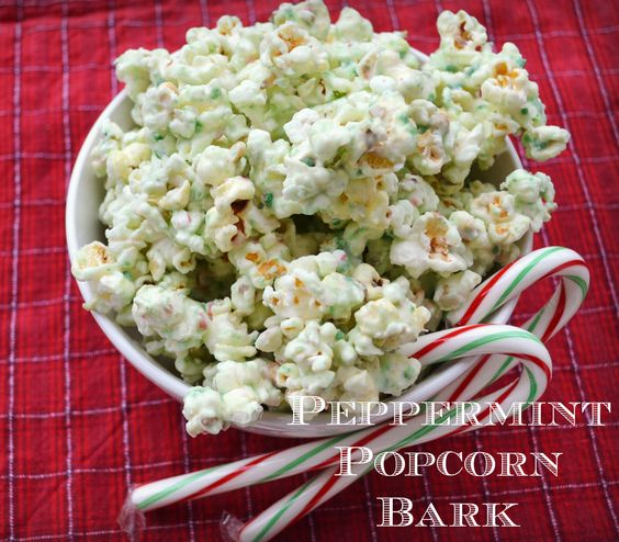 Peppermint Popcorn Bark Recipe