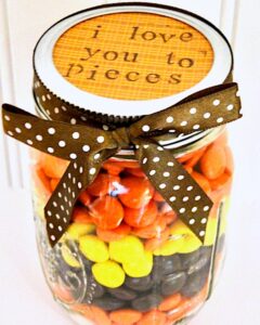 I Love You to Pieces Gift in a Jar Craft