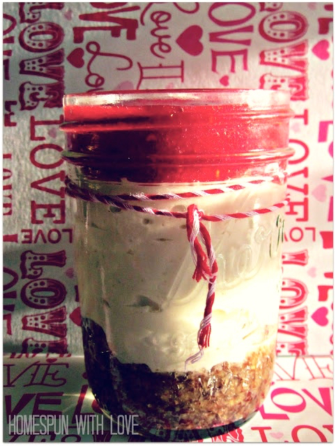 Raspberry Cheesecake in a Jar Recipe No Bake
