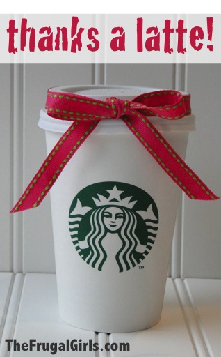 DIY Starbucks Coffee gift card holder