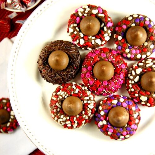 Chocolate Valentine Kiss Cookies Recipe