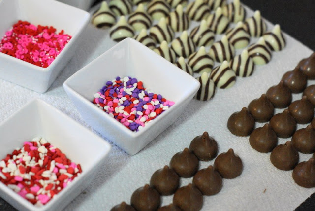 Chocolate Valentine Kiss Cookies Sprinkles Prep