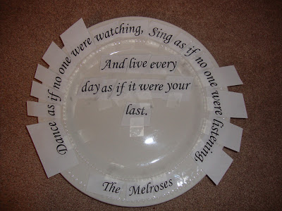 How To Add Words to a Plate Craft