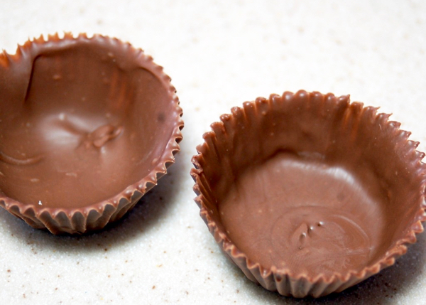 Melted Chocolate Cups