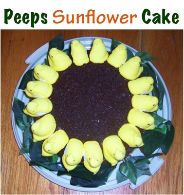 Peeps Sunflower Cake Recipe