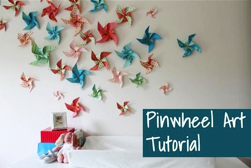 DIY Pinwheels Tutorial at TheFrugalGirls.com