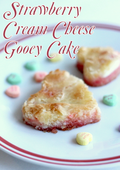 Strawberry Cream Cheese Gooey Cake Recipe