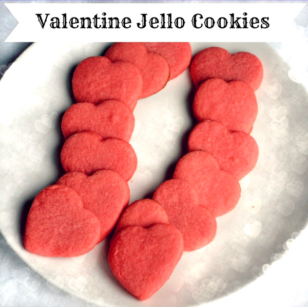 Valentine Jello Cookies Recipe