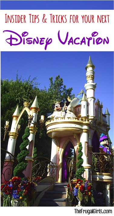 Disneyland and Disney World Travel Tips at TheFrugalGirls.com