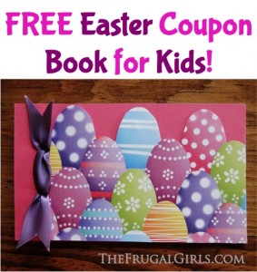 FREE Easter Coupon Book for Kids