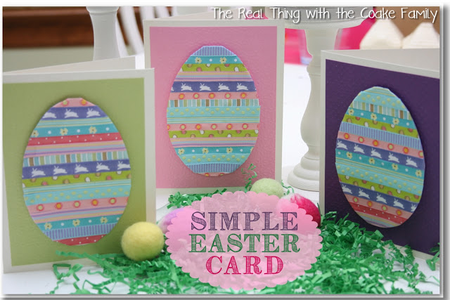 Homemade store easter cards