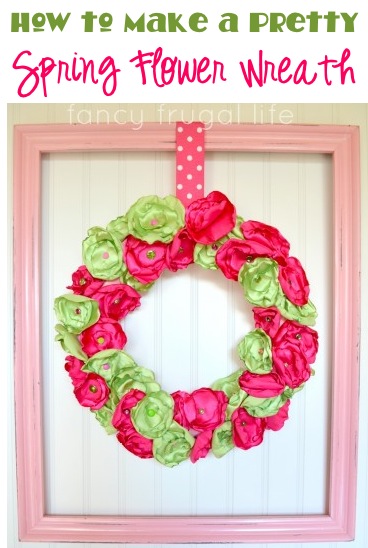 How to Make a Pretty Spring Flower Wreath